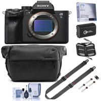 

Sony Alpha a7S III Mirrorless Digital Camera Body Bundle with Peak Design 6L Everyday Sling V2 Black, SlideLITE Strap, Extra Battery, Screen Protector, Memory Wallet, Cleaning Kit