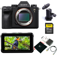 

Sony Alpha a9 II Mirrorless Camera Body - Bundle With Sony SF-G Series TOUGH 64GB U3 V90 SDXC Memory Card, Atomos Shinobi 5.2" IPS Touchscreen Monitor, SmallHD Ball Mount, Zilr 4Kp60 HDMI Cable