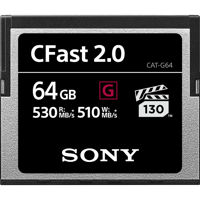 

Sony Sony G Series CFast 2.0 64GB SATA III Memory Card, 530MB/s Read, 510MB/s Write