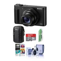 

Sony Cyber-shot DSC-HX99 18.2MP Compact Digital Camera with ZEISS 24-720mm Zoom Lens, Black - Bundle With Camera Case, 16GB MicroSDHC Card, Cleaning Kit, Card Reader, PC Software Package