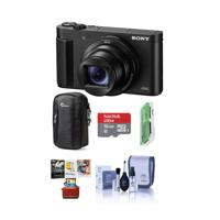 

Sony Cyber-shot DSC-HX99 18.2MP Compact Digital Camera with ZEISS 24-720mm Zoom Lens, Black - Bundle With Camera Case, 16GB MicroSDHC Card, Cleaning Kit, Card Reader, Mac Software Package