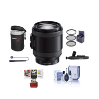 

Sony E PZ 18-200mm F3.5-6.3 OSS E-Mount Lens, Black - Bundle w/Filter Kit (UV/CPL/ND2), Lens Pouch, Cleaning Kit, , LensCap Leash, Mac Software Package