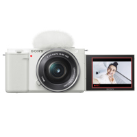 

Sony ZV-E10 Mirrorless Camera with 16-50mm Lens, White
