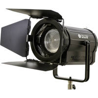 

Intellytech Light Cannon Kit, Includes F-165 Bi-Color Portable High Output 165W 5" LED Fresnel with DMX, Four-Leaf Metal Barndoors, Silver/Black