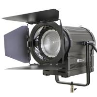 

Intellytech Light Cannon Kit, Includes F-300 Bi-Color High Output 300W 7" LED Fresnel with DMX, Four-Leaf Metal Barndoors, Silver/Black