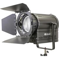 

Intellytech Light Cannon Kit, Includes F-485 Bi-Color High Output 485W 7" LED Fresnel with DMX, Four-Leaf Metal Barndoors, Silver/Black