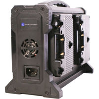 

Intellytech IT-4X Quad Battery Charger with Power Cord and XLR Cable, Anton Bauer Battery Mount