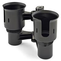 

Inovativ RoboCup Patented Portable Clamp-On Caddy Dual Cup Holder, Black