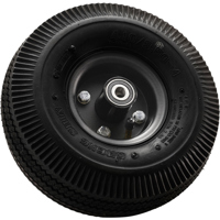 

Inovativ Swivel Wheel Kit, Includes 10" Tire, Tube, 2-Piece Black Powder Coated Rims, Standard Sealed Bearing Hub