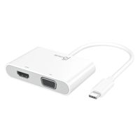 

J5 Create JCA175 USB-C to HDMI & VGA Adapter with USB 3.0/Power Delivery