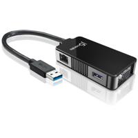 

J5 Create VGA & Gigabit Ethernet USB 3.0 Multi-Adapter for Mac and Windows, Black Edition