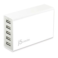 

J5 Create 40W 5-Port USB Super Charger for Phones, Tablets, MP3 Players and Cameras