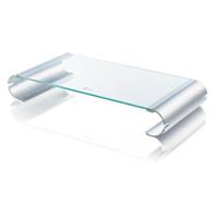 

J5 Create Aluminum and Tempered Glass Stand for Monitor, Maximum 55lbs Capacity