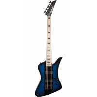 

Jackson David Ellefson Kelly Bird V String Electric Bass Guitar, Maple Fingerboard, Blue Stripe