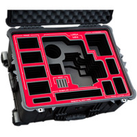 

Jason Cases Hard Travel Case with Laser-Cut Foam for Blackmagic Design URSA Mini Camera Kit, Red Overlay