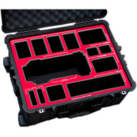 

Jason Cases Hard Travel Case with Laser-Cut Foam for Blackmagic Design URSA Camera Kit, Red Overlay