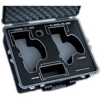 

Jason Cases Protective Case with Laser-Cut Foam for Canon 17-120mm and Fujinon 85-300mm Lenses, Black Overlay