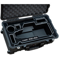 

Jason Cases Protective Case with Laser-Cut Foam for Canon 200-400mm Lens, Black Overlay