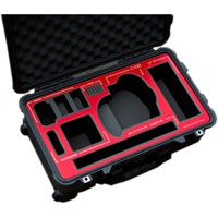

Jason Cases Hard Travel Case with Laser-Cut Foam for Canon C100 Camera Kit, Red Overlay