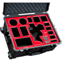 

Jason Cases Case with Laser-Cut Foam for Canon C200 Camera, Red Overlay