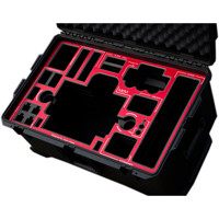 

Jason Cases Pelican Case with Laser-Cut Foam for Freefly MoVI M5 Gimbal Stabilizer & Accessories, Red Hard Overlay