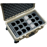 

Jason Cases Protective Case with Laser-Cut Foam for 18 Motorola RDU4160D RDX Portable Radios