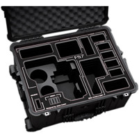 

Jason Cases Hard Rolling Case with Wheels and Pull-Out Handle for Sony FS7 Camera, Black Overlay