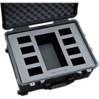 

Jason Cases Wheeled Case with Laser-Cut Foam for Swit S-8160S Battery Kit, Black