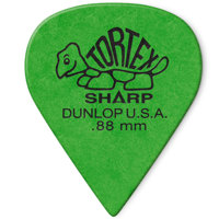 

Dunlop Tortex Sharp Guitar Picks, .88mm Gauge, Green, 12-Pack