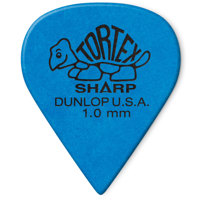

Dunlop Tortex Sharp Guitar Picks, 1.0mm Gauge, Blue, 12-Pack