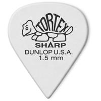 

Dunlop Tortex Sharp Guitar Picks, 1.50mm Gauge, White, 12-Pack