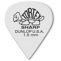 

Dunlop Tortex Sharp Guitar Picks, 1.50mm Gauge, White, 72-Pack