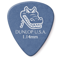 

Dunlop Gator Grip Series Guitar Picks, 1.14mm Gauge, Blue, 12-Pack