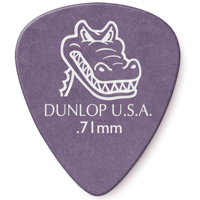

Dunlop Gator Grip Series Guitar Picks, .71mm Gauge, Purple, 72-Pack