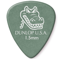 

Dunlop Gator Grip Series Guitar Picks, 1.5mm Gauge, Green, 72-Pack