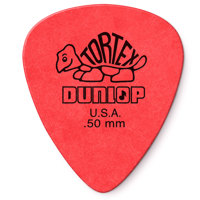 

Dunlop Tortex Standard Guitar Picks, .50mm Gauge, Red, 12-Pack