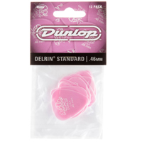

Dunlop Delrin 500 Series Guitar Picks, .46mm Gauge, Light Pink, 12-Pack