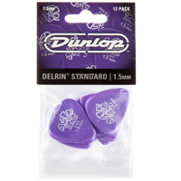 

Dunlop Delrin 500 Series Guitar Picks, 1.55mm Gauge, Lavender, 12-Pack