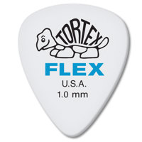 

Dunlop Tortex Flex Standard Guitar Picks, 1.0mm Gauge, White, 12-Pack