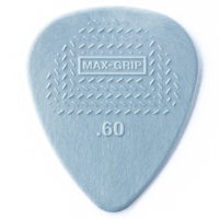 

Dunlop Max-Grip Nylon Standard Guitar Picks, .60mm Gauge, Gray, 12-Pack