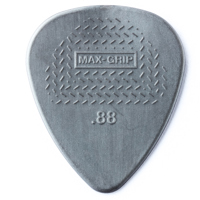 

Dunlop Max-Grip Nylon Standard Guitar Picks, .88mm Gauge, Gray, 12-Pack