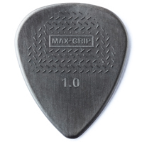 

Dunlop Max-Grip Nylon Standard Guitar Picks, 1.0mm Gauge, Black, 12-Pack