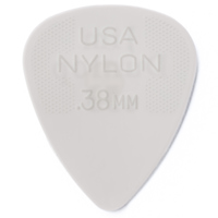 

Dunlop Nylon Standard Guitar Picks, .38mm Gauge, White, 12-Pack