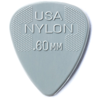 

Dunlop Nylon Standard Guitar Picks, .60mm Gauge, Gray, 12-Pack