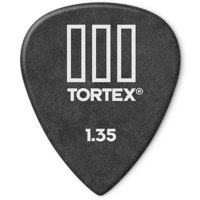 

Dunlop Tortex TIII Guitar Picks, 1.35mm Guage, Black, 72-Pack