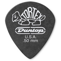 

Dunlop Tortex Jazz III Guitar Picks, .50mm Gauge, Pitch Black, 12-Pack