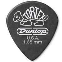 

Dunlop Tortex Jazz III Guitar Picks, 1.35mm Gauge, Pitch Black, 72-Pack
