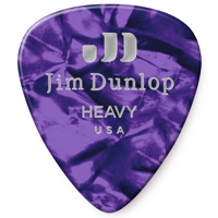

Dunlop Celluloid Guitar Picks, Heavy, Purple Pearloid, 12-Pack