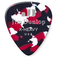 

Dunlop Celluloid Guitar Picks, Extra Heavy, Confetti, 72-Pack