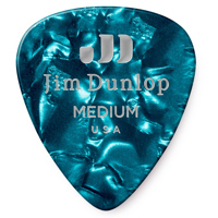

Dunlop Celluloid Guitar Picks, Medium, Turquoise Pearloid, 72-Pack